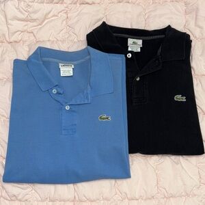 Lacoste Men’s Blue and Black Polo Bundle